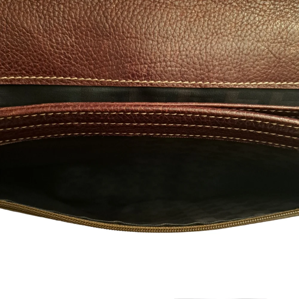 Diseno En Piel Leather Briefcase/Messenger Bag